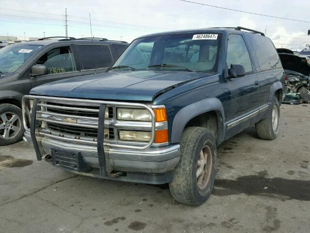 1GNEK18K6RJ327030 - 1994 CHEVROLET BLAZER K15 BLUE photo 2