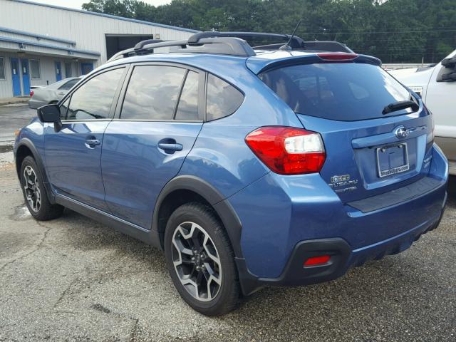 JF2GPAAC7HG247593 - 2017 SUBARU CROSSTREK BLUE photo 3