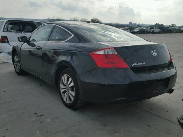 1HGCS11879A005674 - 2009 HONDA ACCORD EXL BLACK photo 3