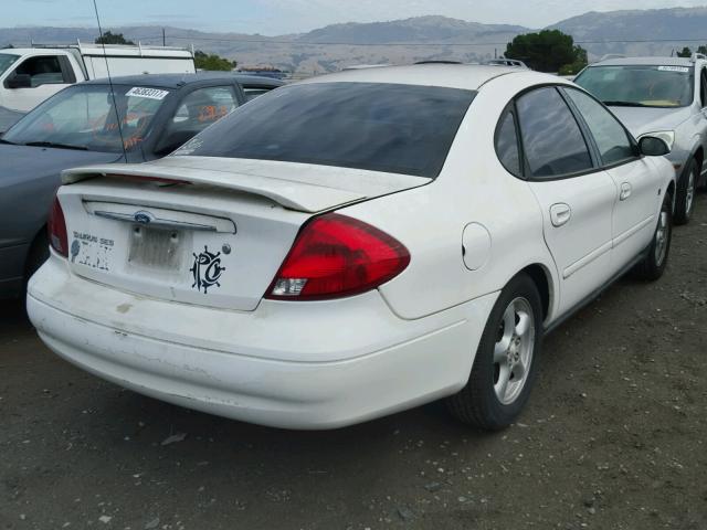 1FAFP55S22G245413 - 2002 FORD TAURUS SES Blanc photo 4