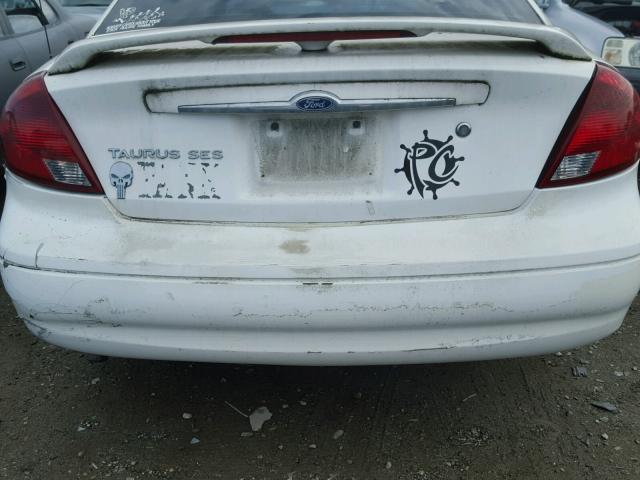 1FAFP55S22G245413 - 2002 FORD TAURUS SES Blanc photo 9