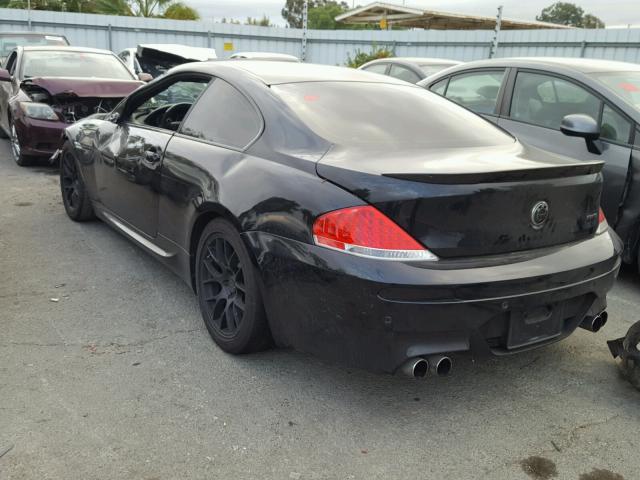 WBSEH93436B797934 - 2006 BMW M6 BLACK photo 3