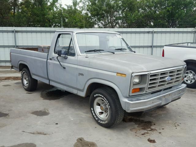 1FTEF15FXEKA93208 - 1984 FORD F150 GRAY photo 1