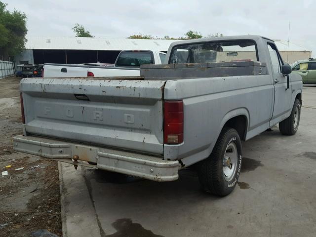 1FTEF15FXEKA93208 - 1984 FORD F150 GRAY photo 4