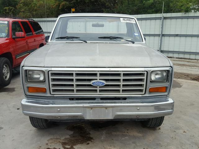 1FTEF15FXEKA93208 - 1984 FORD F150 GRAY photo 9