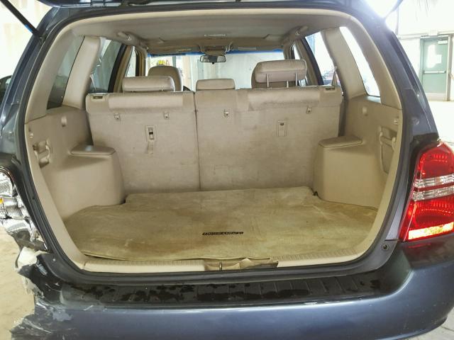 JTEGD21A030062679 - 2003 TOYOTA HIGHLANDER BLUE photo 9