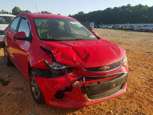 1G1JF5SB3J4138312 - 2018 CHEVROLET SONIC PREM RED photo 9