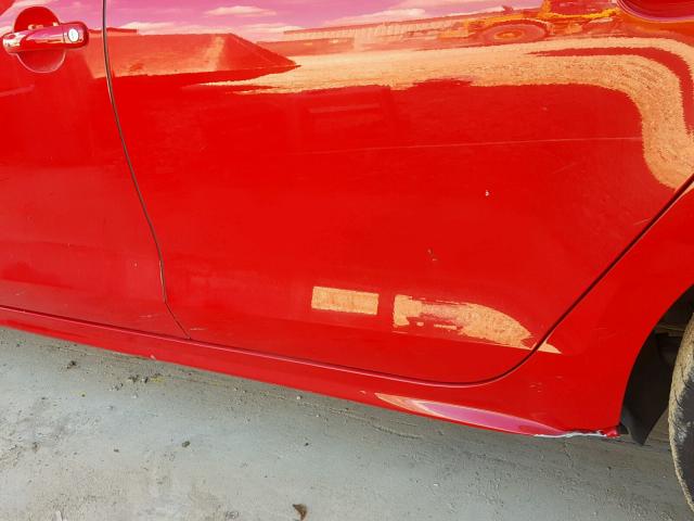 3VW2K7AJ0FM273316 - 2015 VOLKSWAGEN JETTA BASE RED photo 9