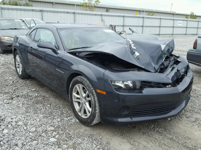 2G1FB1E35F9311363 - 2015 CHEVROLET CAMARO LS GRAY photo 1