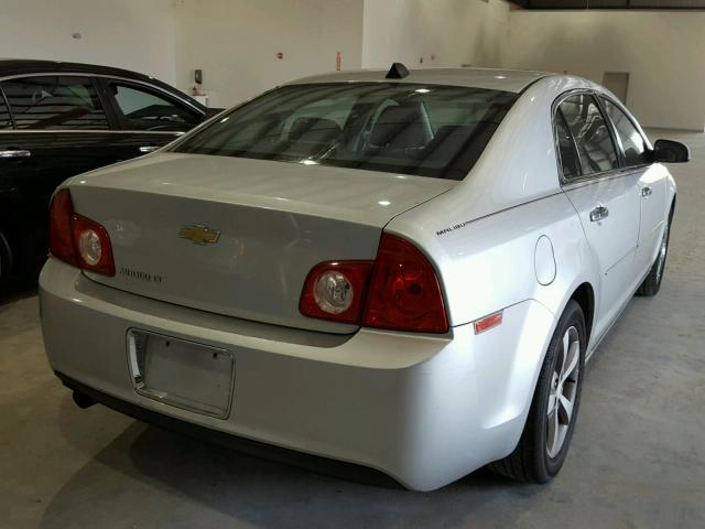 1G1ZC5E03CF248340 - 2012 CHEVROLET MALIBU 1LT SILVER photo 4