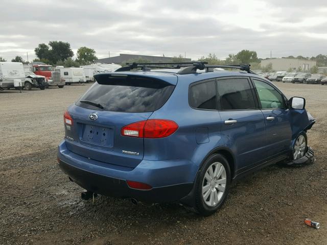 4S4WX93D584401908 - 2008 SUBARU TRIBECA LI BLUE photo 4