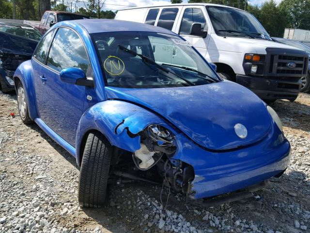 3VWCB21C92M426777 - 2002 VOLKSWAGEN NEW BEETLE Mavi foto 1