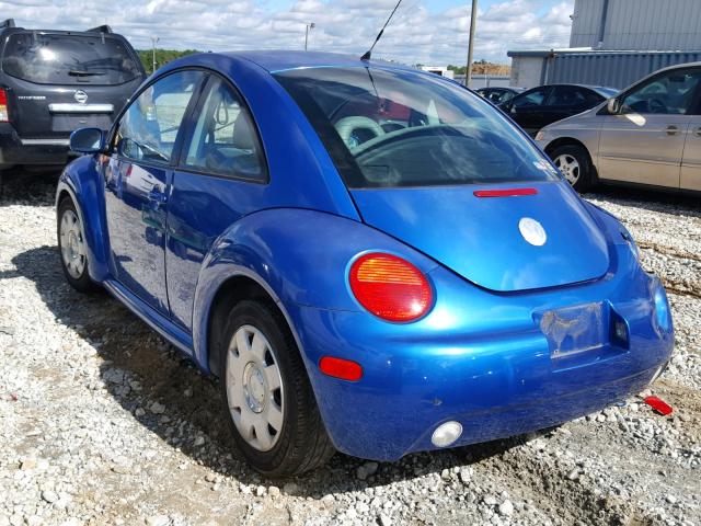 3VWCB21C92M426777 - 2002 VOLKSWAGEN NEW BEETLE Mavi foto 3