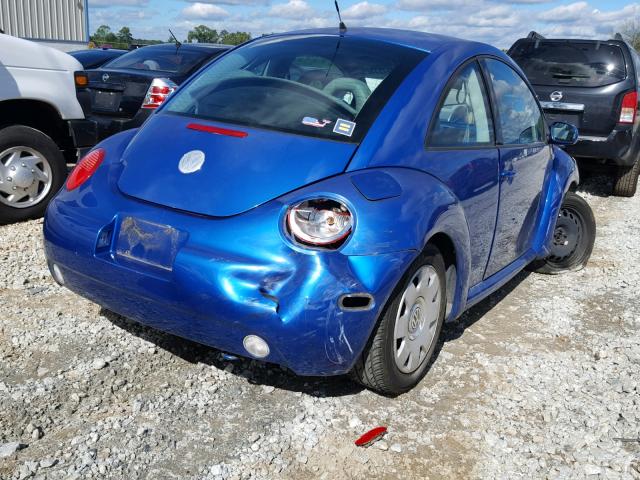 3VWCB21C92M426777 - 2002 VOLKSWAGEN NEW BEETLE Mavi foto 4