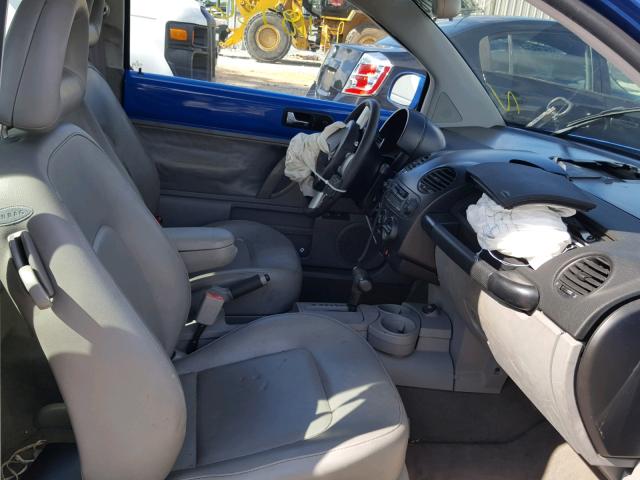 3VWCB21C92M426777 - 2002 VOLKSWAGEN NEW BEETLE Mavi foto 5