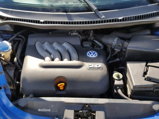 3VWCB21C92M426777 - 2002 VOLKSWAGEN NEW BEETLE Mavi foto 7