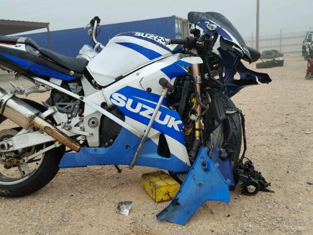 JS1GT74A212104975 - 2001 SUZUKI GSX-R1000 BLUE photo 5