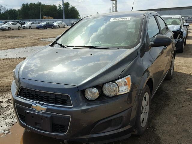 1G1JA5SH9E4196093 - 2014 CHEVROLET SONIC LS BLACK photo 2