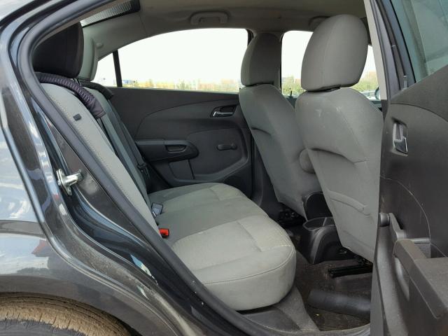 1G1JA5SH9E4196093 - 2014 CHEVROLET SONIC LS BLACK photo 6