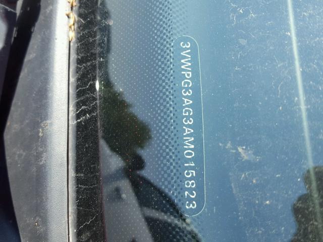 3VWPG3AG3AM015823 - 2010 VOLKSWAGEN NEW BEETLE 红色 照片 10