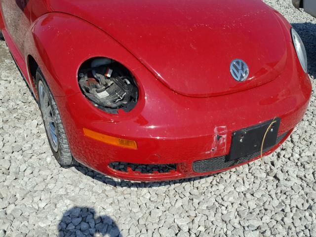 3VWPG3AG3AM015823 - 2010 VOLKSWAGEN NEW BEETLE 红色 照片 9