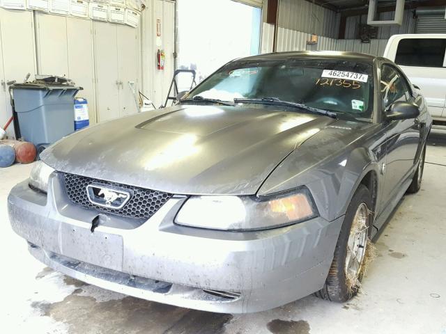 1FAFP40434F121355 - 2004 FORD MUSTANG GRAY photo 2
