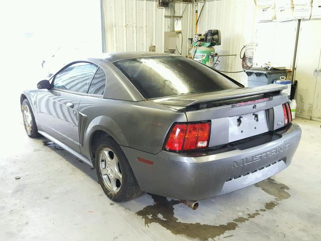 1FAFP40434F121355 - 2004 FORD MUSTANG GRAY photo 3