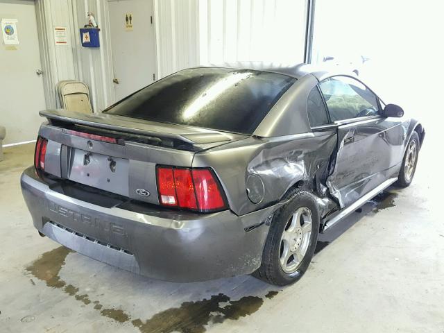 1FAFP40434F121355 - 2004 FORD MUSTANG GRAY photo 4