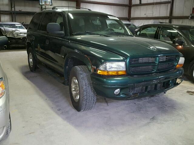 1B4HS28N0YF282655 - 2000 DODGE DURANGO GREEN photo 1