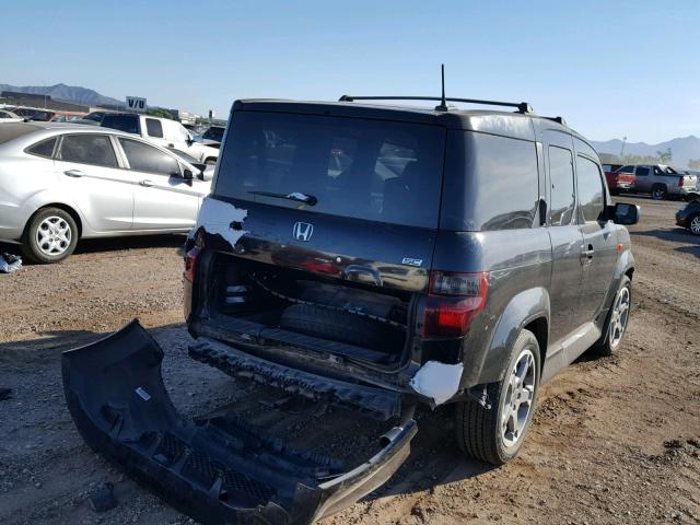 5J6YH1H90AL000692 - 2010 HONDA ELEMENT SC BLACK photo 4