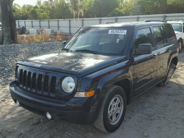 1C4NJPBB7GD656676 - 2016 JEEP PATRIOT SP BLUE photo 2