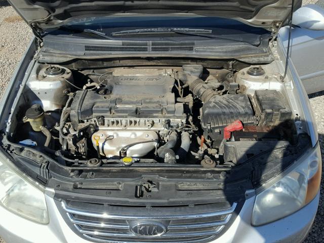 KNAFE121385553194 - 2008 KIA SPECTRA EX SILVER photo 7