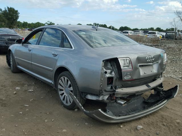 WAUML44E05N000528 - 2005 AUDI A8 L QUATT SILVER photo 3