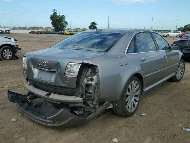 WAUML44E05N000528 - 2005 AUDI A8 L QUATT SILVER photo 4