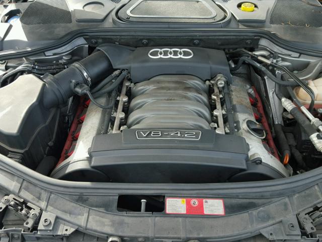 WAUML44E05N000528 - 2005 AUDI A8 L QUATT SILVER photo 7