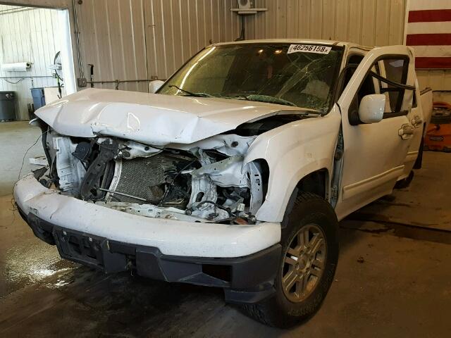 1GCHTCFE8C8160776 - 2012 CHEVROLET COLORADO L WHITE photo 2