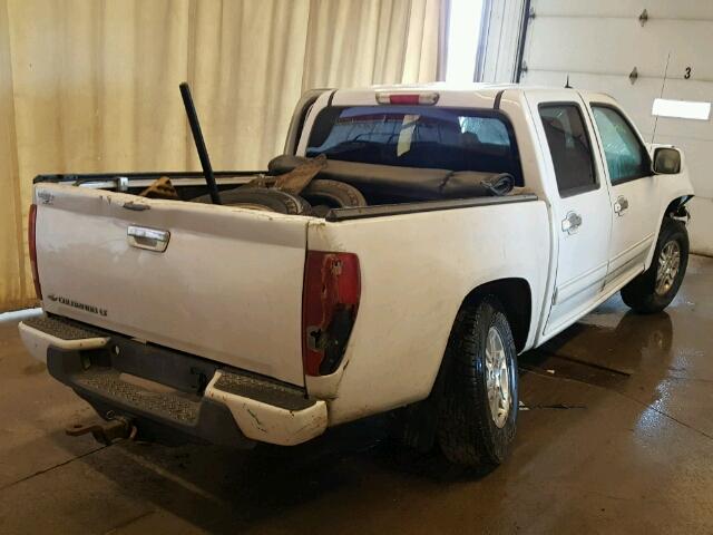 1GCHTCFE8C8160776 - 2012 CHEVROLET COLORADO L WHITE photo 4