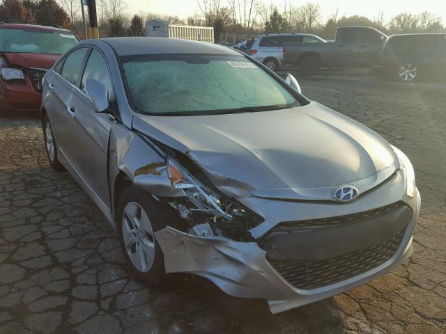 KMHEC4A43DA083151 - 2013 HYUNDAI SONATA HYB GRAY photo 1