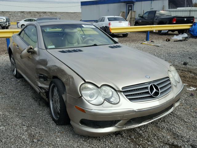 WDBSK75F04F062055 - 2004 MERCEDES-BENZ SL 500 BEIGE photo 1