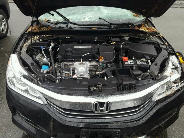 1HGCR2F08GA029015 - 2016 HONDA ACCORD EX BLACK photo 7