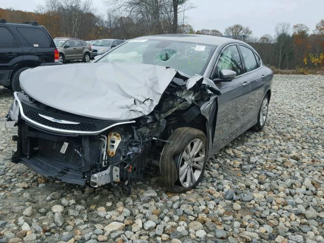 1C3CCCAB4GN152922 - 2016 CHRYSLER 200 LIMITE GRAY photo 2