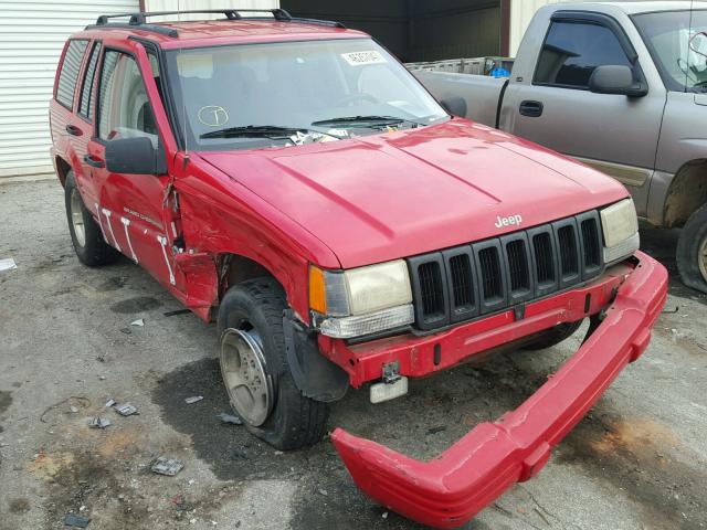 1J4FX48S2WC354560 - 1998 JEEP GRAND CHER RED photo 1