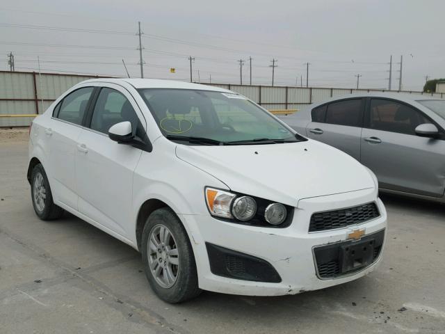 1G1JC5SH2G4115853 - 2016 CHEVROLET SONIC LT WHITE photo 1