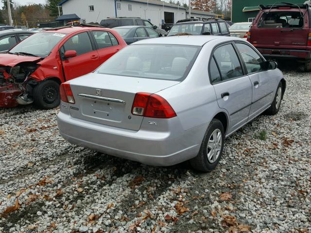 1HGES16364L001859 - 2004 HONDA CIVIC SILVER photo 4