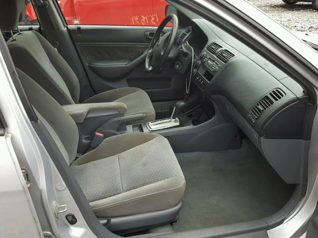 1HGES16364L001859 - 2004 HONDA CIVIC SILVER photo 5