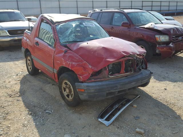 2CNBE18C336941335 - 2003 CHEVROLET TRACKER RED photo 1