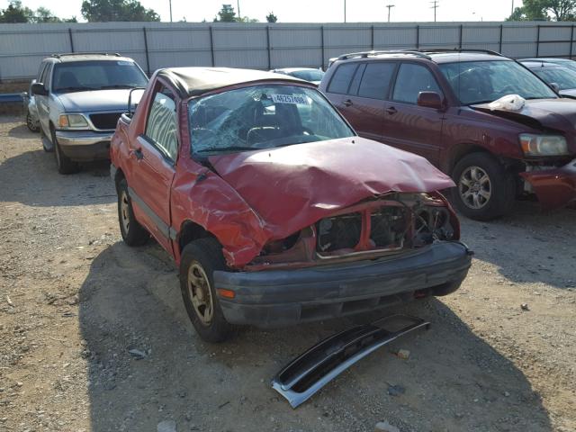 2CNBE18C336941335 - 2003 CHEVROLET TRACKER RED photo 9