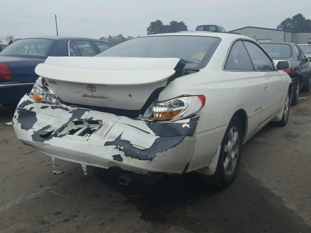 2T1CF28P52C594649 - 2002 TOYOTA CAMRY SOLA WHITE photo 4