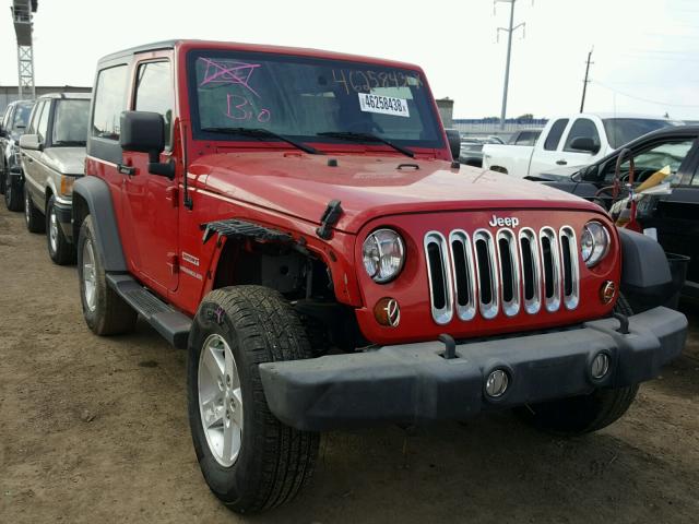 1J4AA2D14AL124055 - 2010 JEEP WRANGLER S Qırmızı foto 1