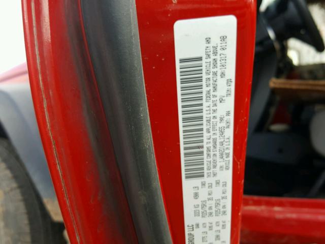 1J4AA2D14AL124055 - 2010 JEEP WRANGLER S Qırmızı foto 10